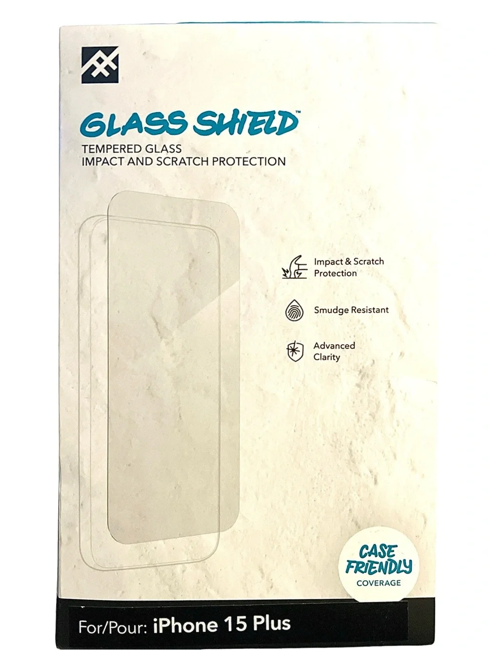 iPhone 15 Plus Screen Protectors ZAGG XTR3, Privacy, Otter Open Box 4-Bundle